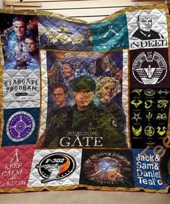 Stargate Collage Quilt Blanket Bedding Set