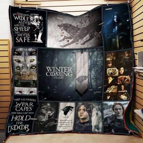 Stark House Quilt Blanket Bedding Set for Home Décor