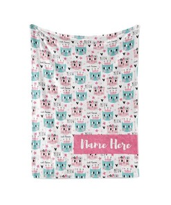 State Pride Series Alabama Personalized Custom s With Your Family Name Sherpa Fleece Blanket Gifts for Family, for Couple