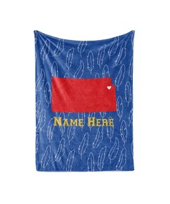 State Pride Series Arkansas - Personalized Custom s With Your Family Name Sherpa Fleece Blanket Gifts for Family, for Couple