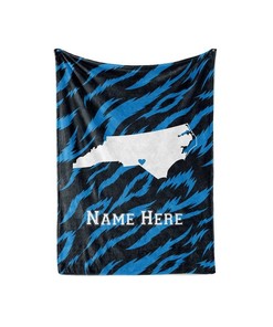State Pride Series Atlanta Georgia - Personalized Custom Blanket With Your Family Name Sherpa Fleece Blanket Gifts for Family, for Couple