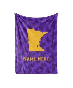 State Pride Series Baton Rouge Louisiana - Personalized Custom s With Your Family Name Sherpa Fleece Blanket Gifts for Family, for Couple