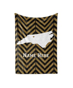 State Pride Series Charlottesville Virginia - Personalized Custom s With Your Family Name Sherpa Fleece Blanket Gifts for Family, for Couple