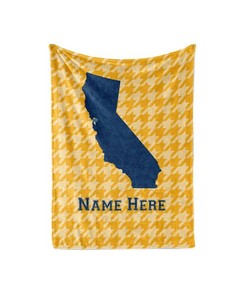 State Pride Series Chicago Illinois - Personalized Custom Blanket With Your Family Name Sherpa Fleece Blanket Gifts for Family, for Couple