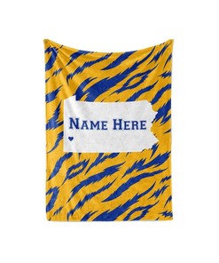 State Pride Series College Park Maryland - Personalized Custom s With Your Family Name Sherpa Fleece Blanket Gifts for Family, for Couple