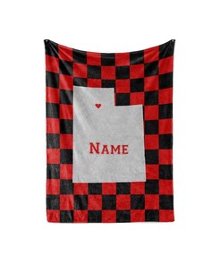 State Pride Series Fort Worth Texas - Personalized Custom s With Your Family Name Sherpa Fleece Blanket Gifts for Family, for Couple