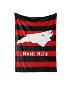 State Pride Series Lawrence Kansas - Personalized Custom s With Your Family Name Sherpa Fleece Blanket Gifts for Family, for Couple