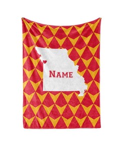 State Pride Series Lincoln Nebraska - Personalized Custom s With Your Family Name Sherpa Fleece Blanket Gifts for Family, for Couple