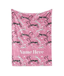 State Pride Series Los Angeles California - Personalized Custom With Your Family Name Sherpa Fleece Blanket Gifts for Family, for Couple