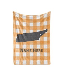 State Pride Series Manhattan Kansas - Personalized Custom s With Your Family Name Sherpa Fleece Blanket Gifts for Family, for Couple