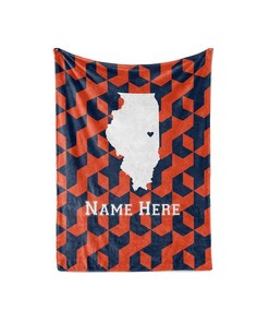 State Pride Series Minneapolis Minnesota - Personalized Custom s With Your Family Name Sherpa Fleece Blanket Gifts for Family, for Couple