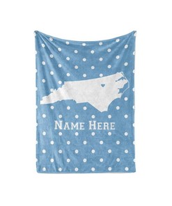 State Pride Series New Brunswick New Jersey - Personalized Custom s With Your Family Name Sherpa Fleece Blanket Gifts for Family, for Couple