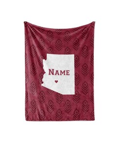 State Pride Series San Francisco California - Personalized Custom Blanket With Your Family Name Sherpa Fleece Blanket Gifts for Family, for Couple
