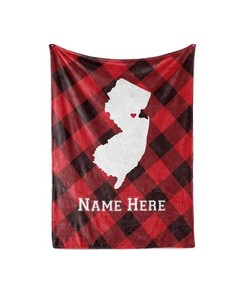 State Pride Series Winston-salem North Carolina - Personalized Custom s With Your Family Name Sherpa Fleece Blanket Gifts for Family, for Couple