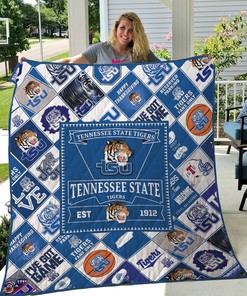 State Tigers Ncaa Tennessee Quilt Blanket Bedding Set