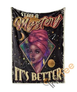 Stay A Mystery Sherpa Fleece Blanket Gifts for Family, for Couple