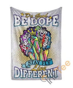 Stay Fly Live Different Sherpa Fleece Blanket Gifts for Family, for Couple