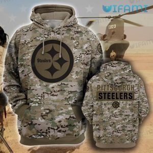 Steelers Army Hoodie 3D Camouflage Unique Pittsburgh Steelers Gift - Image 2