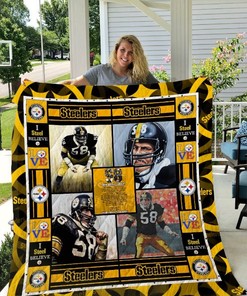 Steelers' Jack Lambert Quilt Blanket Bedding Set