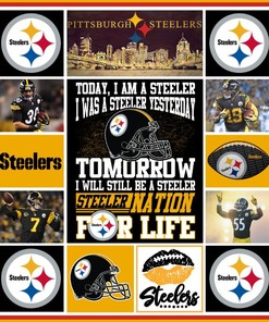 Steelers Quilt Blanket Bedding Set for Home Décor