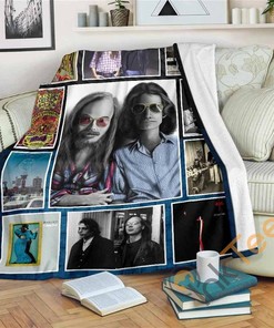 Steely Dan Fleece Sherpa Fleece Blanket Gifts for Family, for Couple