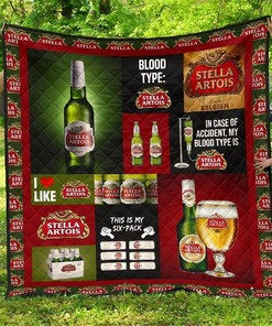 Stella Artois Funny Gift For Beer Lover Quilt