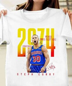 Steph Curry Three Point King Golden State Warriors T-Shirt