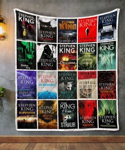 Stephen King Books Quilt Blanket Bedding Set for Home Décor