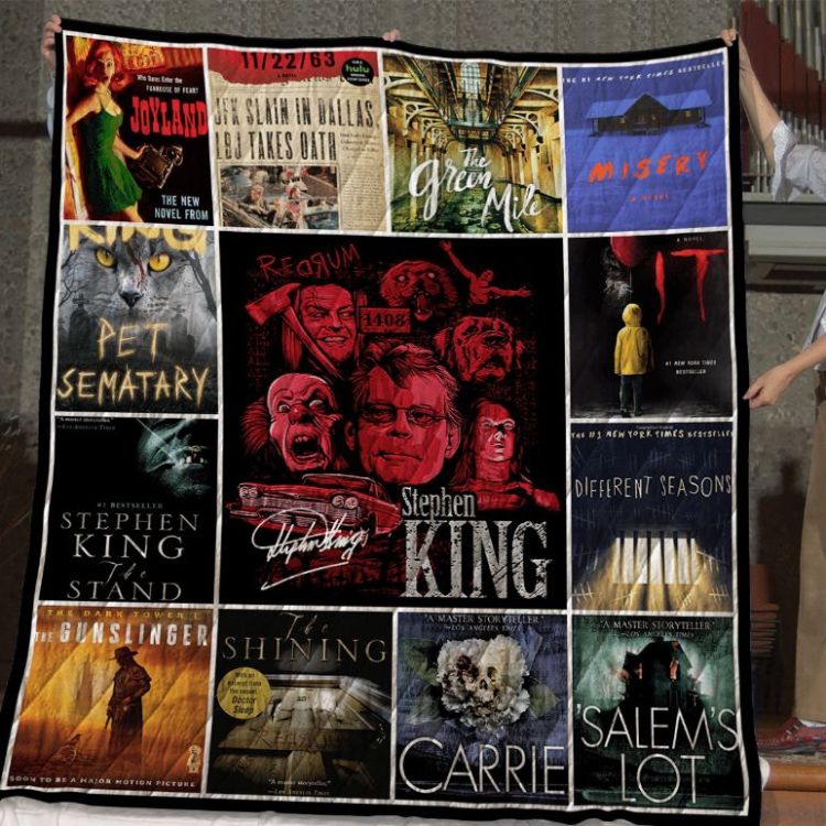 Stephen King Quilt Blanket