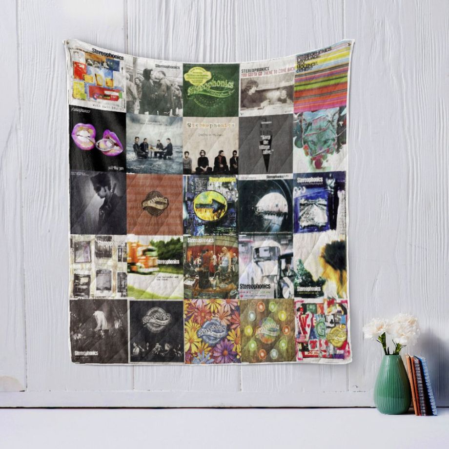 Stereophonics Quilt Blanket Bedding Set for Home Décor