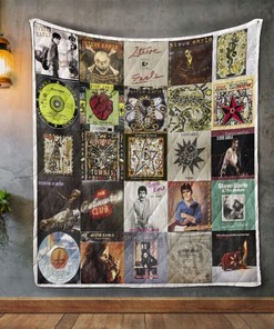 Steve Earle Album Covers Quilt Blanket Bedding Set