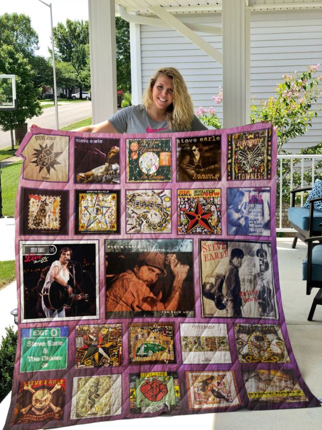 Steve Earle Albums Quilt Blanket New