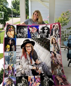 Steven Tyler Quilt Blanket Bedding Set For Fans