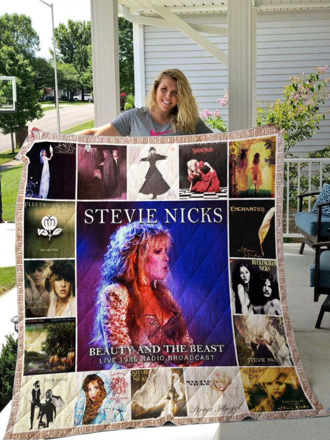 Stevie Nicks Albums Cover Poster Quilt Blanket Bedding Set