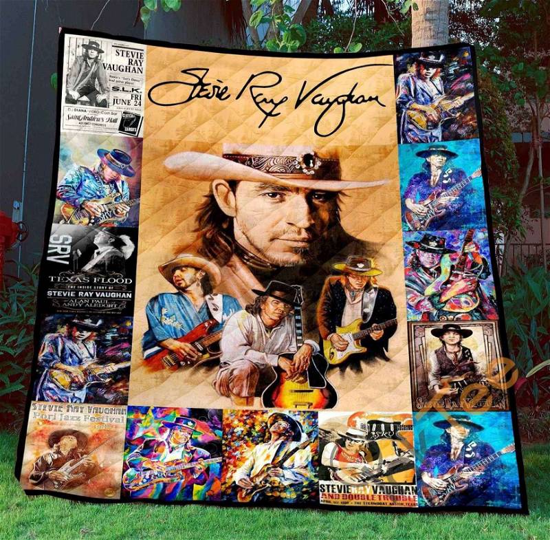 Stevie Ray Vaughan 1 Quilt Blanket Bedding Set