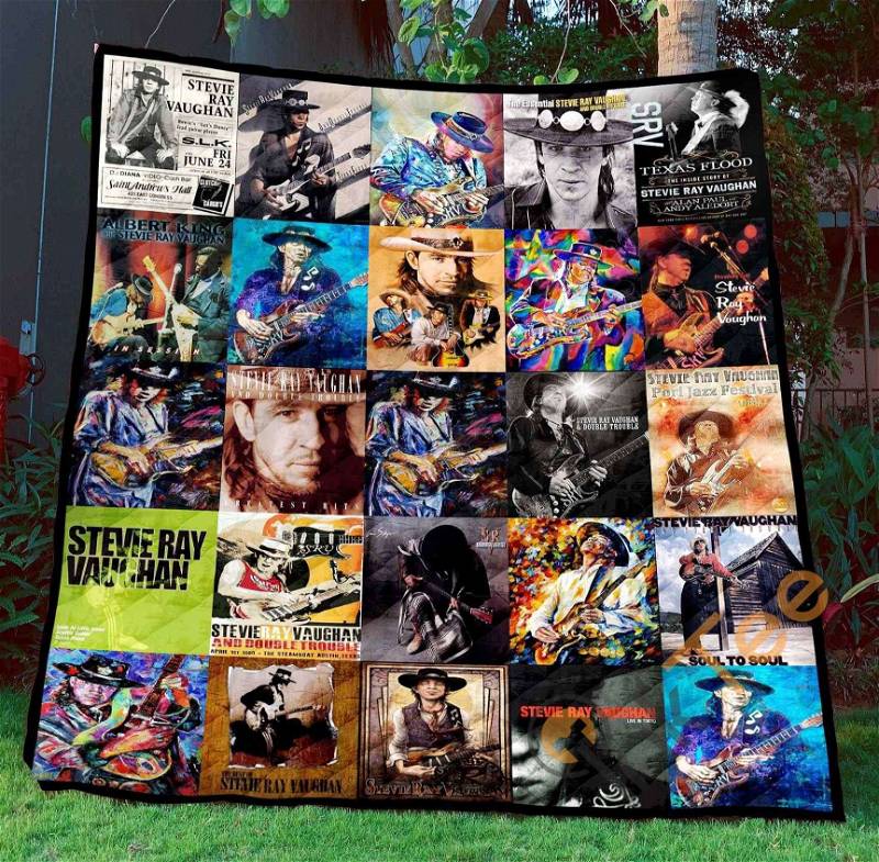 Stevie Ray Vaughan 2 Quilt Blanket Bedding Set