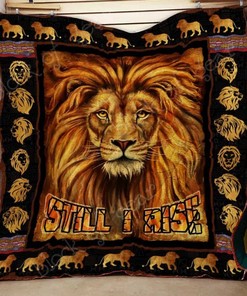Still I Rise Lion Quilt Blanket Bedding Set for Home Décor