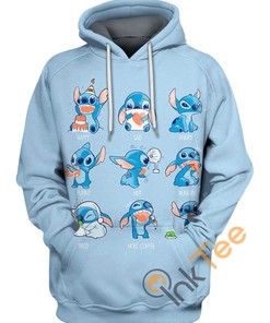 Stitch Emotions Hoodie 3D