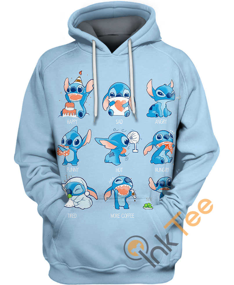 Stitch Emotions Hoodie 3D