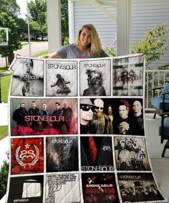 Stone Sour Albums Quilt Blanket Bedding Set for Home Décor