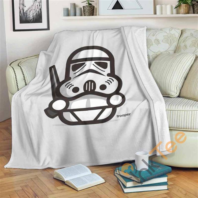 Stormtrooper Star Wars Sherpa Fleece Blanket Gifts for Family, for Couple