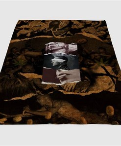 Straight Edge Forever Hardcore Punk Sherpa Fleece Blanket Gifts for Family, for Couple