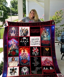 Stranger Things And Friends Quilt Blanket