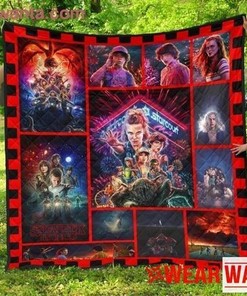 Stranger Things Movies Quilt Blanket Bedding Set Fan Gift Nh02