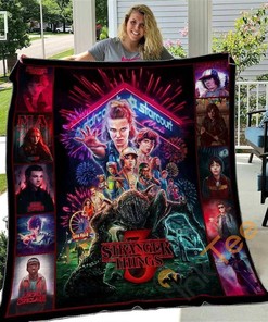 Stranger Things Quilt Blanket Bedding Set