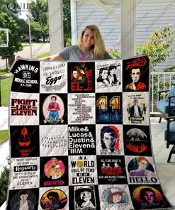 Stranger Things Quilt Blanket Bedding Set For Fans