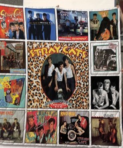Stray Cats Best Album Quilt Blanket Bedding Set