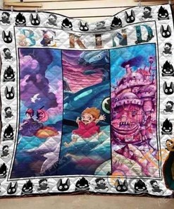 Studio Ghibli Be Kind Personalized Quilt Blanket Bedding Set