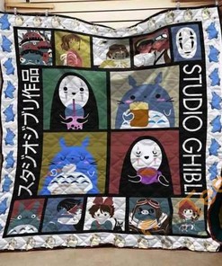 Studio Ghibli Cute For Fans Amine Quilt Blanket Bedding Set