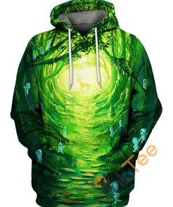 Studio Ghibli Forest Hoodie 3D